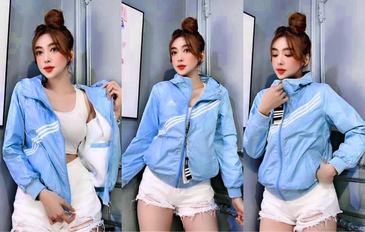 [HCM]Áo Khoác Dù Nữ 2 Lớp - SP y Hình