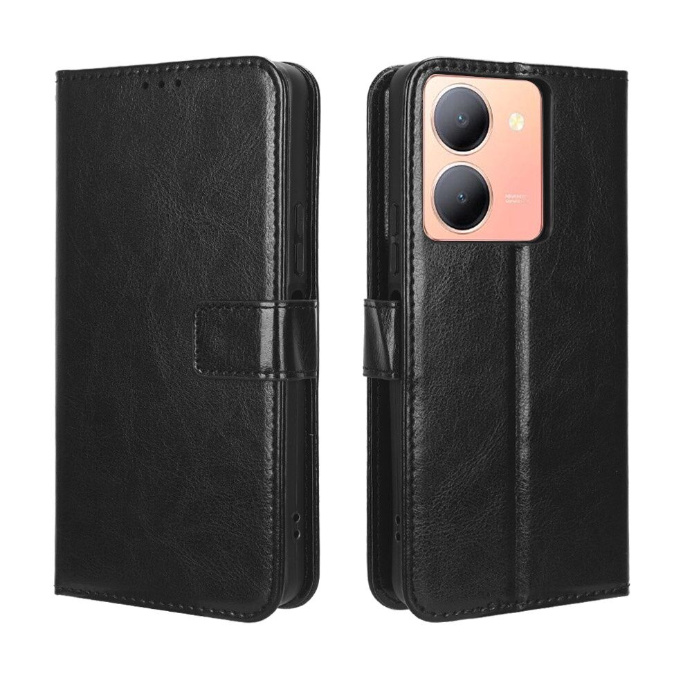 xipare for Vivo Y36 case flip phone holder stand casing wallet PU leather back cover.