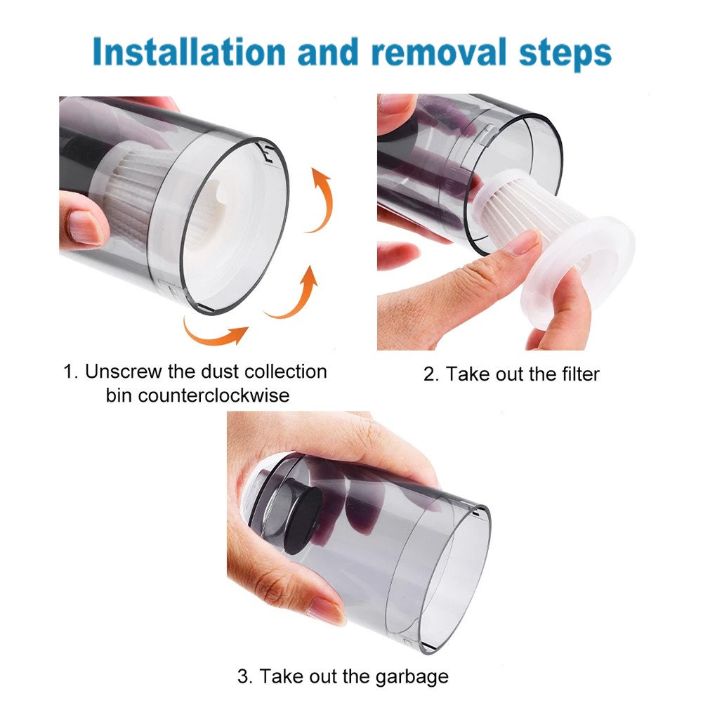 2/3/5PCS Bộ lọc máy hút bụi có thể giặt bằng vật liệu chất lượng cao cho độ bền