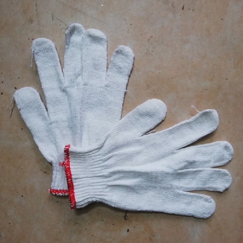 Combo 10 đôi găng tay sợi len trắng