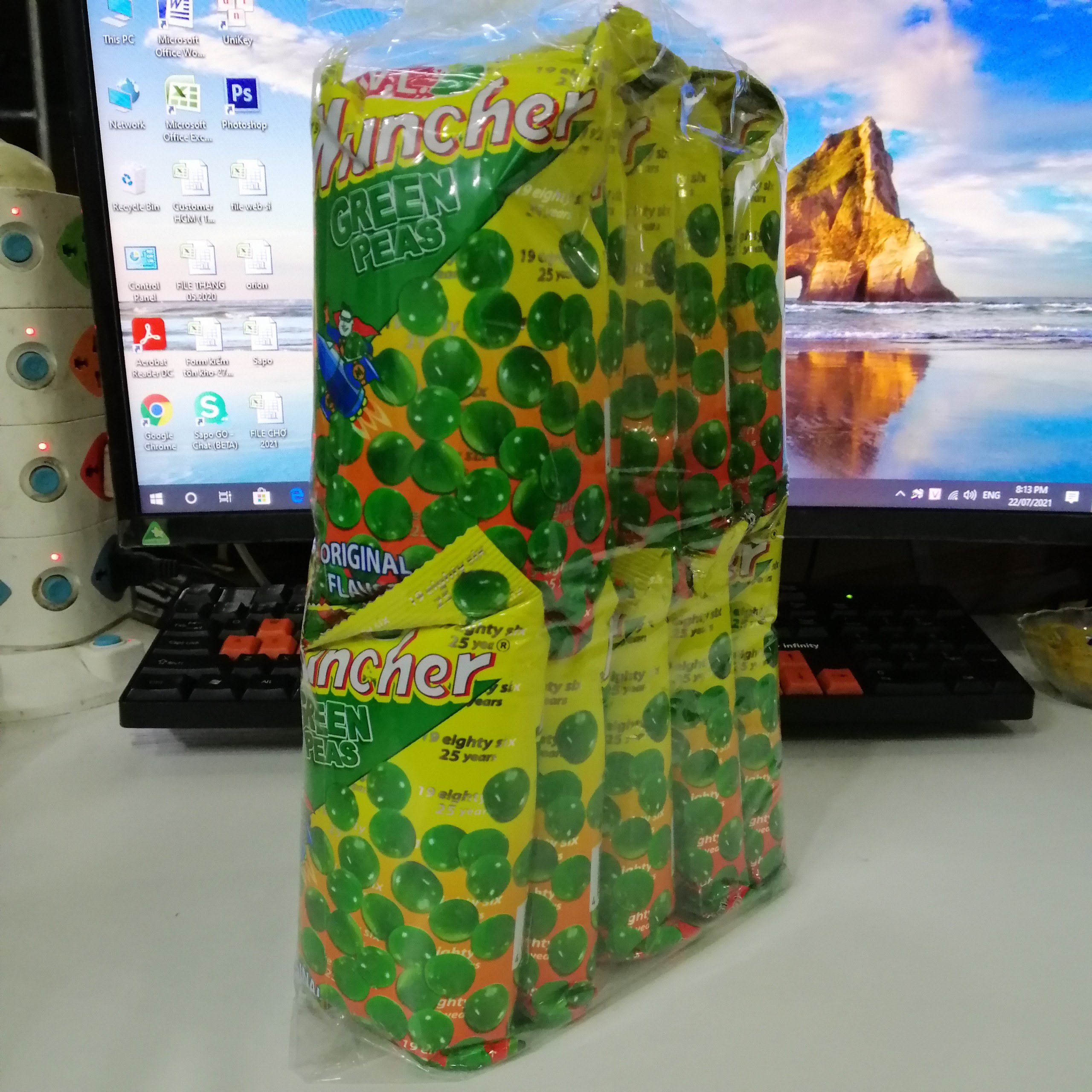 Đậu Hà Lan Muncher Nguyên Vị Tự Nhiên (70g)