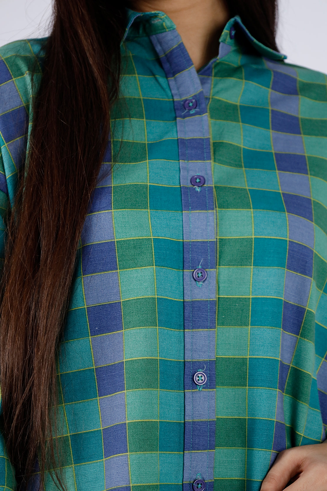 Saya - Printed Khaddar Stitched 2 Piece (Shirt/Trouser). 