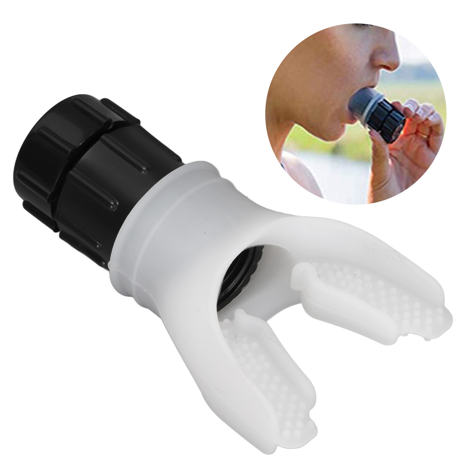 Breathing Exercise Device Adjustable Improve Endurance Highly Effective Fitness Exercise Portable Lung Exerciser Device Professional for Home for Adults
