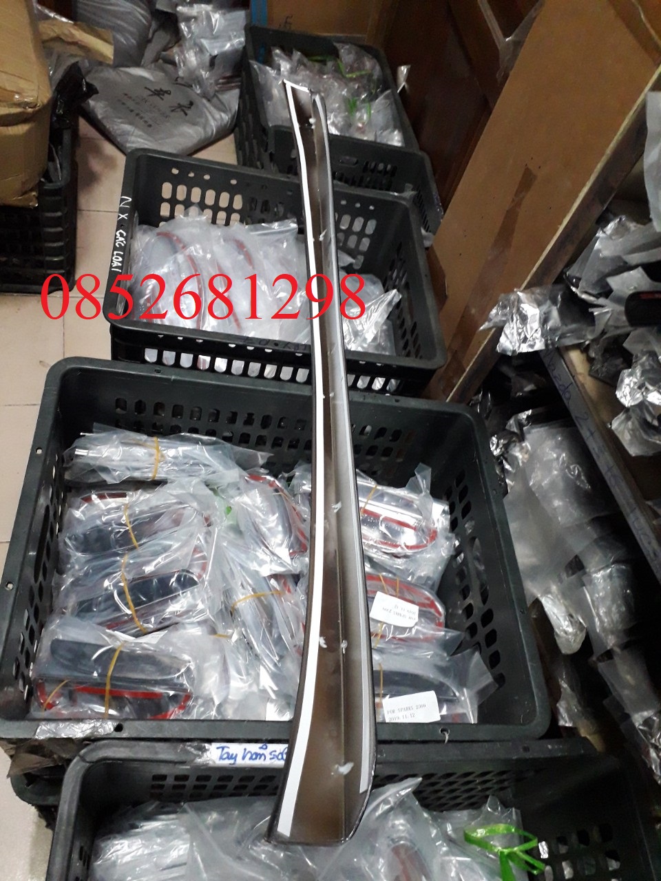 Ốp cản trước mạ crom xe Toyota Vios 2014-2017