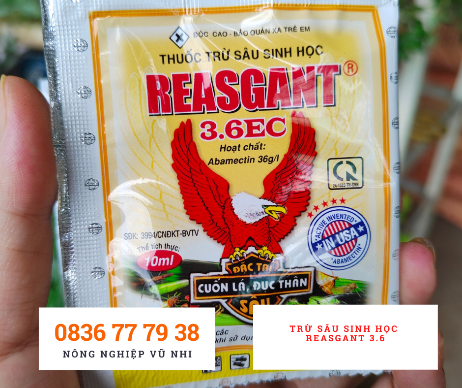 Trừ sâu sinh học Reasgant 3.6