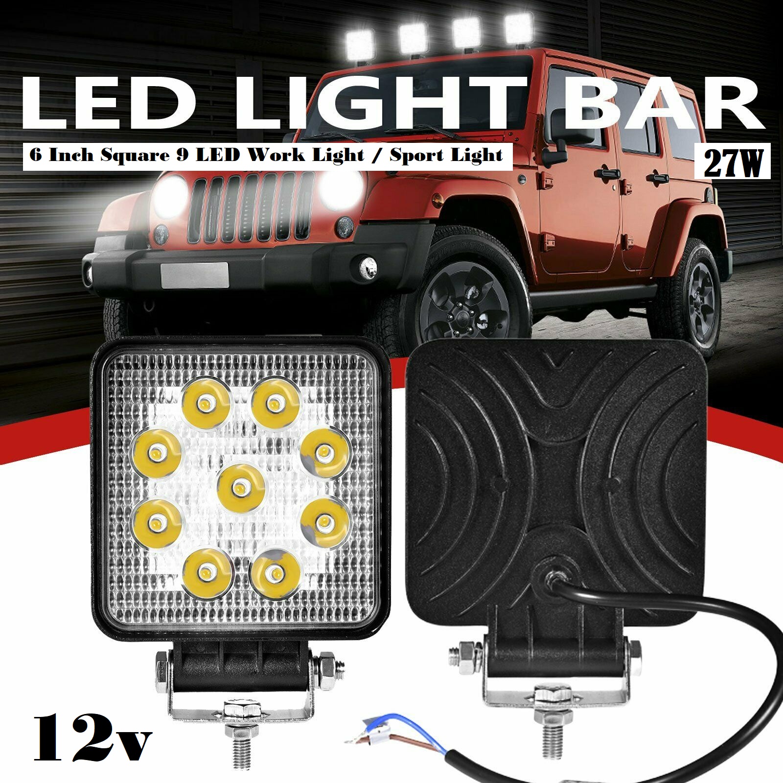 Car Sport light Led Sportlight Work Light Fog Light Fog Lamp Car Led