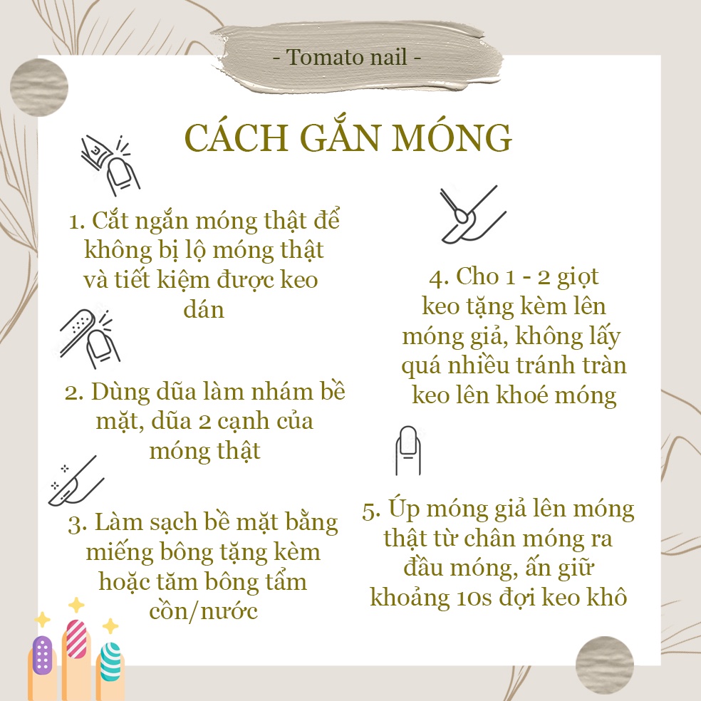 cam nailbox thiết kế nailbox chân