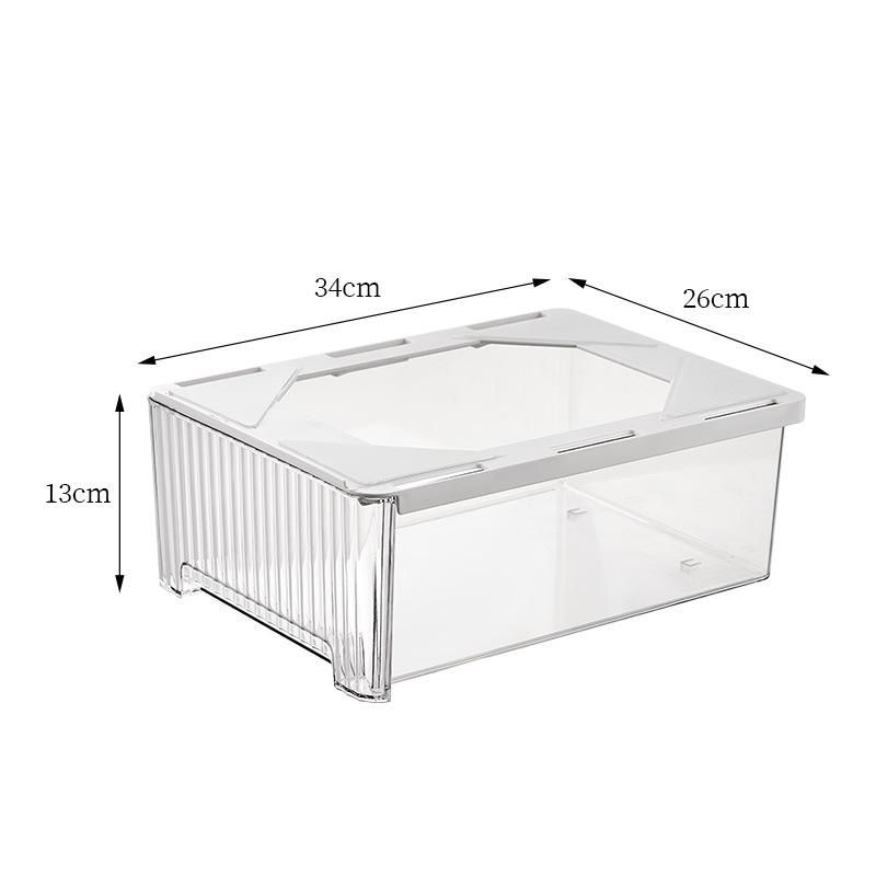 Wall-mounted hidden drawer-type storage box under the wall-mounted desk, large desktop office desk, desk bottom shelf, hidden storage box