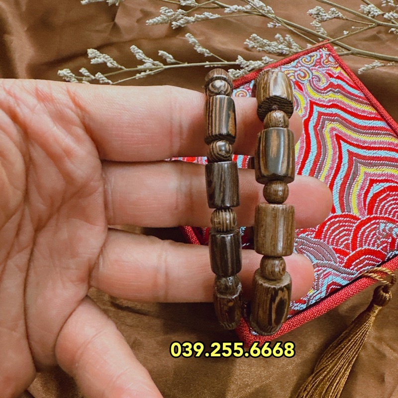 Vòng gỗ đốt trúc mun công giá sỉ
