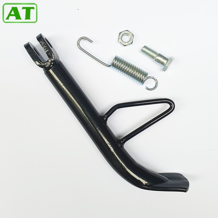 Chân chống nghiêng xe wave rs, rsx, wave a, wave s thép ct45 màu đen