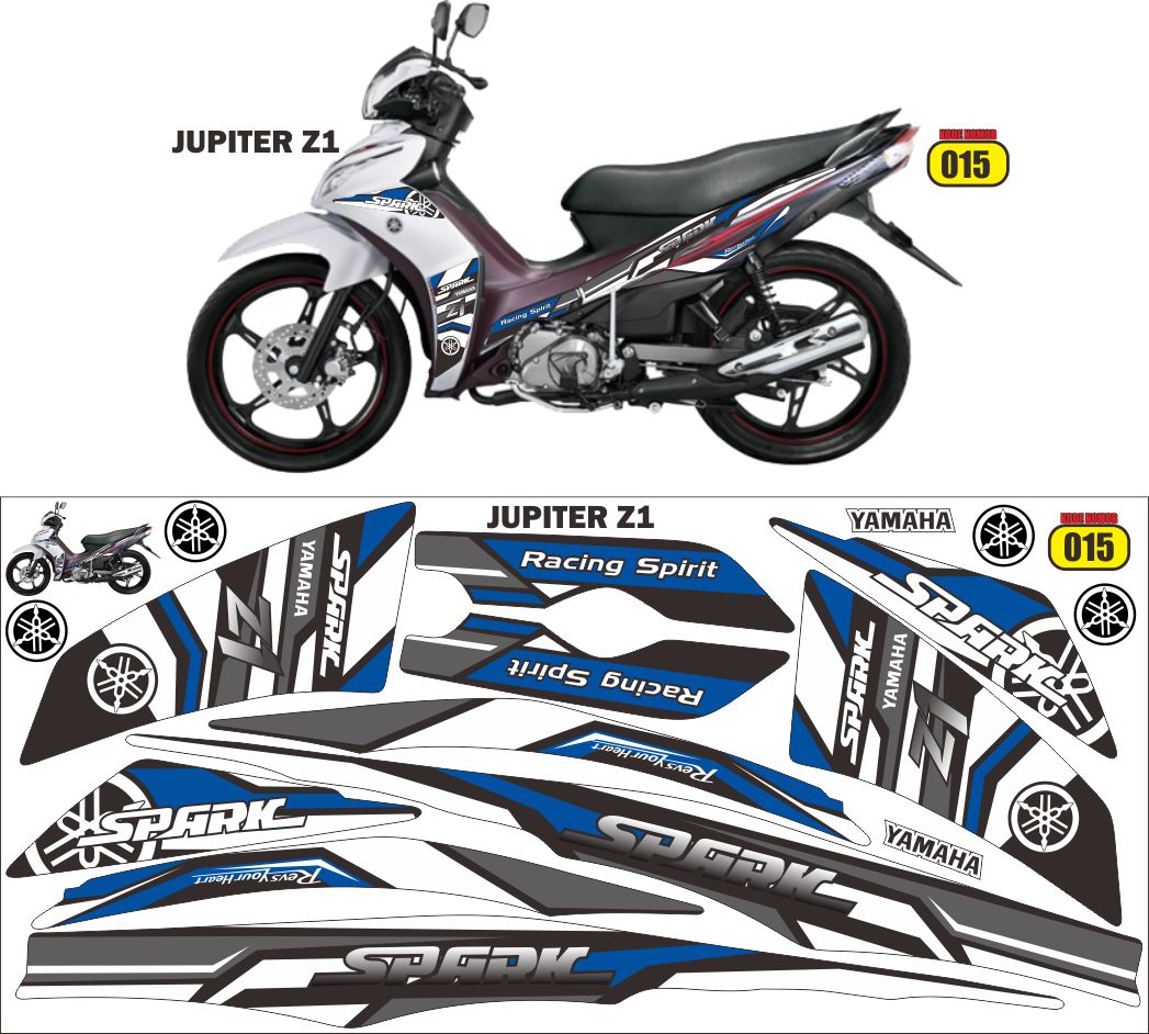 striping jupiter z1/decal jupiter z1/variasi jupiter z1 | Lazada Indonesia
