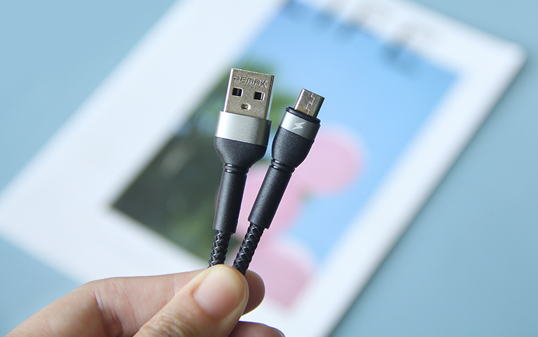 (Hàng Chính Hãng) Cáp sạc Micro USB Remax RC-124m siêu bền Fullbox