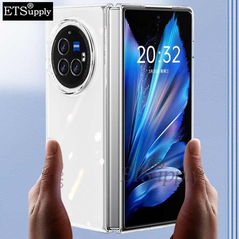 Phone case Vivo X Fold 3 Pro Transparent Anti-oxidation Clear Silicone for Back Cover vivo X Fold 3Pro cases.