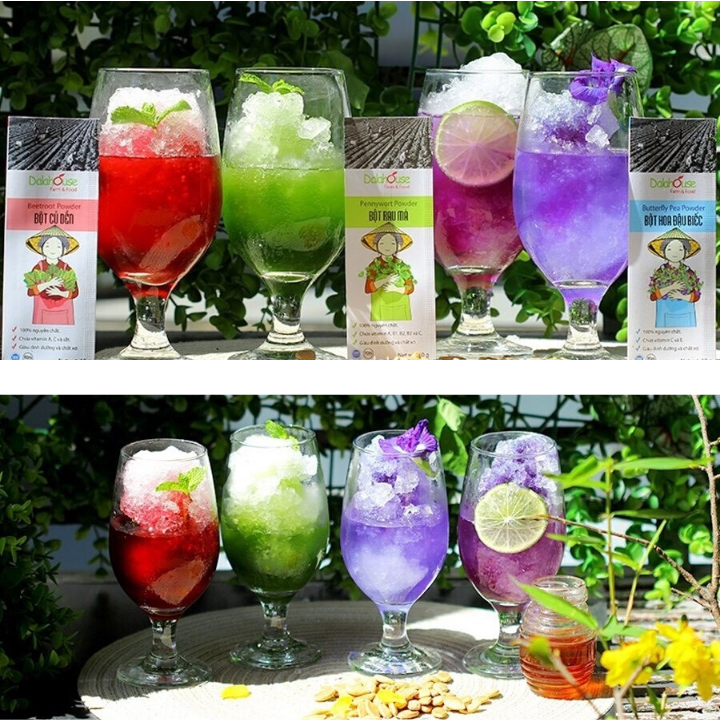 Combo Bột Rau Củ Detox ,Thải Độc Dalahouse- Hộp 63g