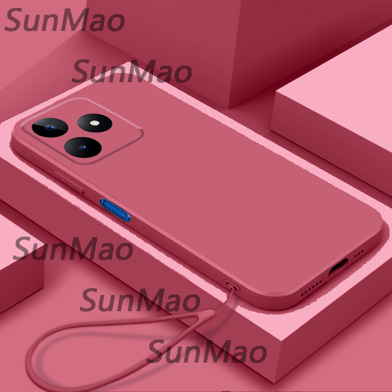 Ốp lưng Realme c53 C51 Realme Note 50 Bộ bảo vệ hình vuông đầy đủ cho máy ảnh