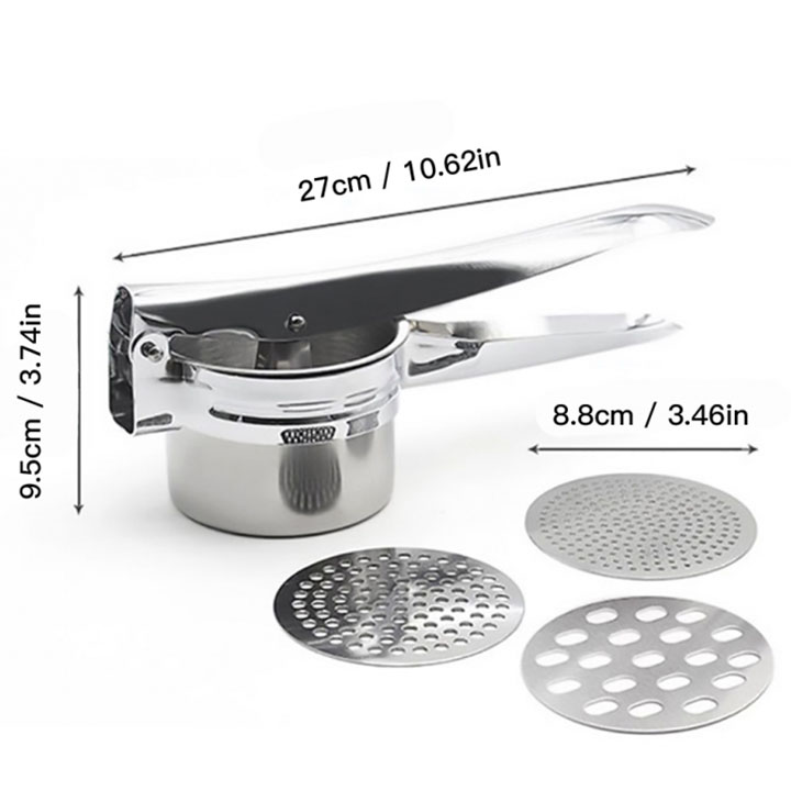 Khuôn làm bún tươi , bánh canh , bánh lọt , ép khoai tây nghiền, hoa quả đa năng- khuôn inox