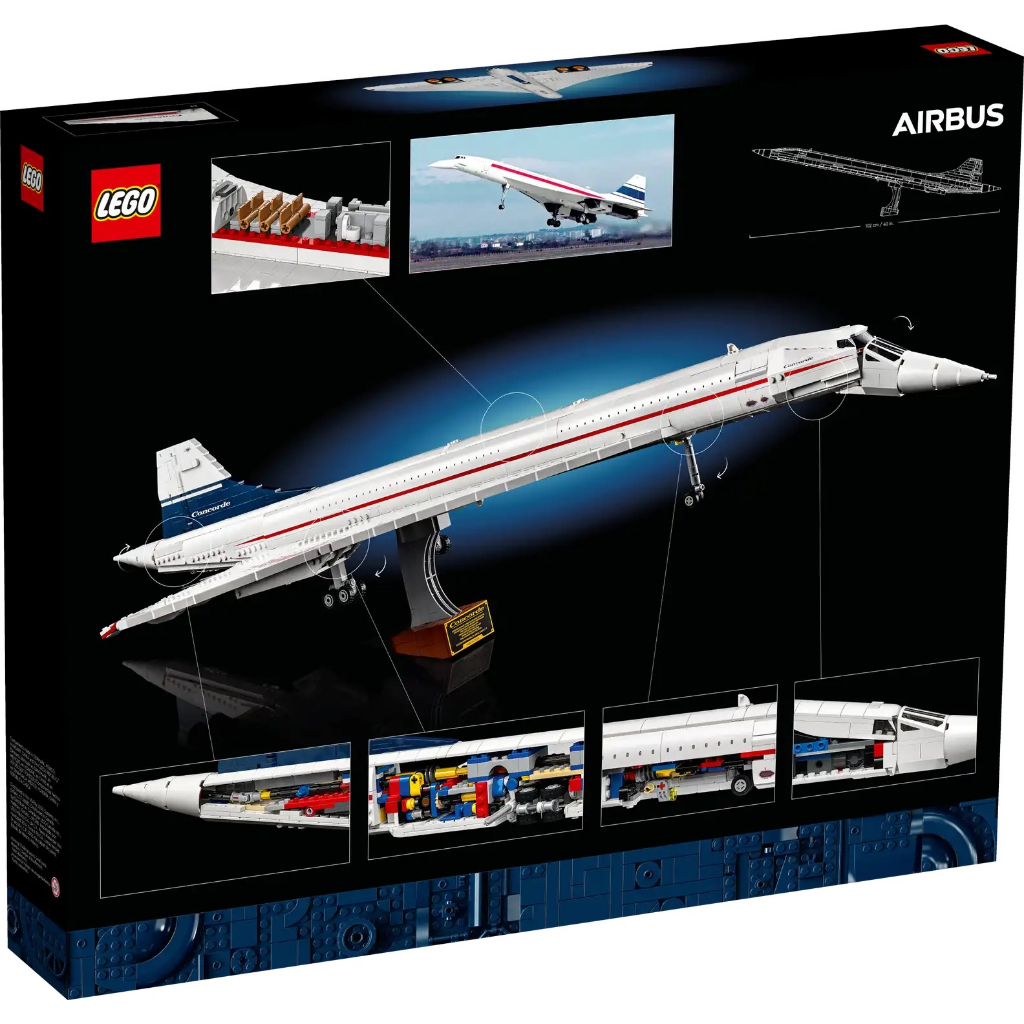 Lego 10318 Concorde - Máy bay Concorde