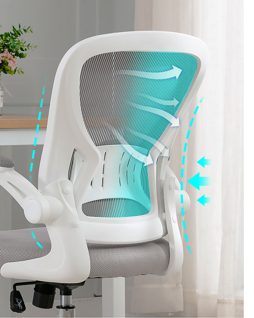 Ghế Xoay Văn Phòng Chân Thép Lưng Lưới [ Hàng loại 1]