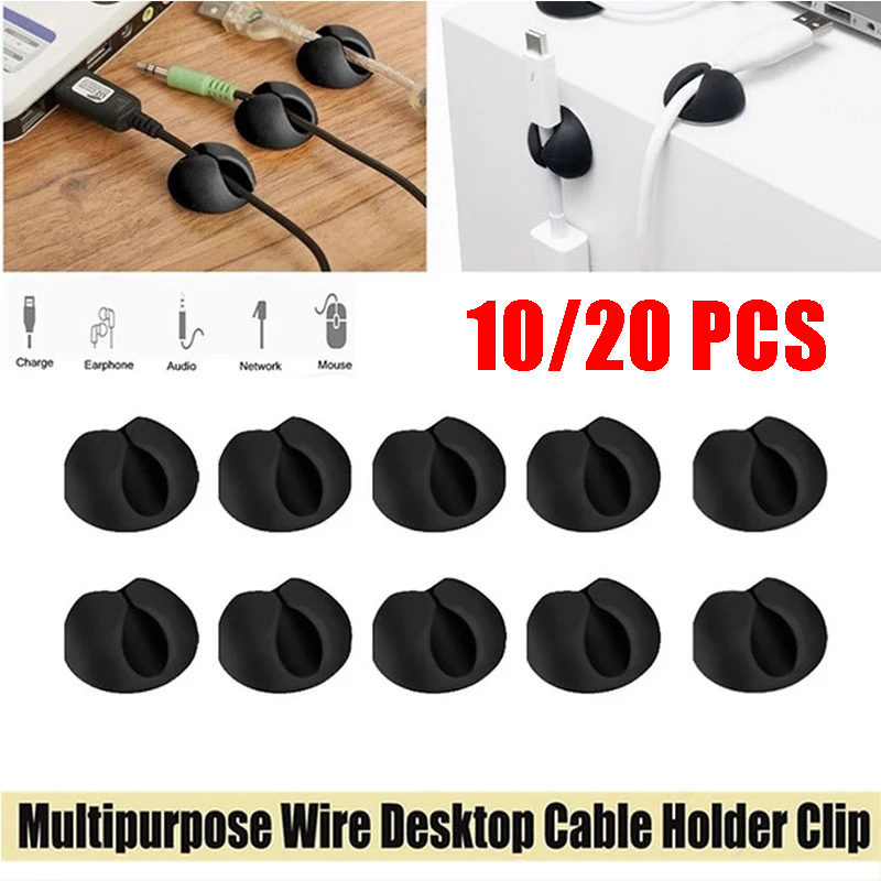 10/20Pcs Đoạn Cáp Cuộn Cáp Cáp Tổ Chức Sạc Cáp Cord Chủ Auto Phụ Kiện Nội Thất