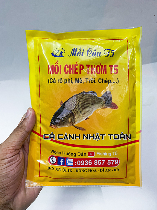 "hoàn tiền đến 10%" mồi cám câu cá chép thơm fishing t5 siêu nhạy 200g