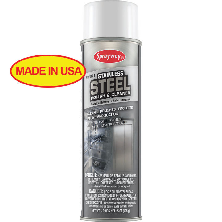 [HCM] Chai Xịt Vệ Sinh Và Đánh Bóng Inox Từ Mỹ (Trắng Xanh)