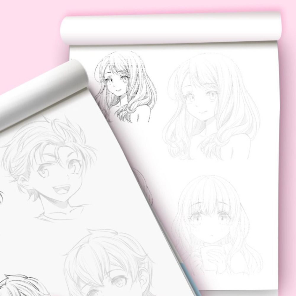 Comics Anime Sketch Tutorial Book Novice Zero Basic Line Draft Tracing ...