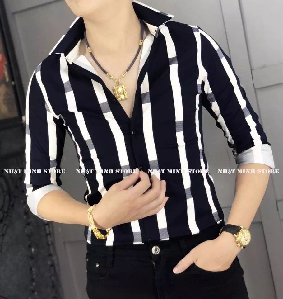 Áo sơ mi nam kiểu mới đẹp