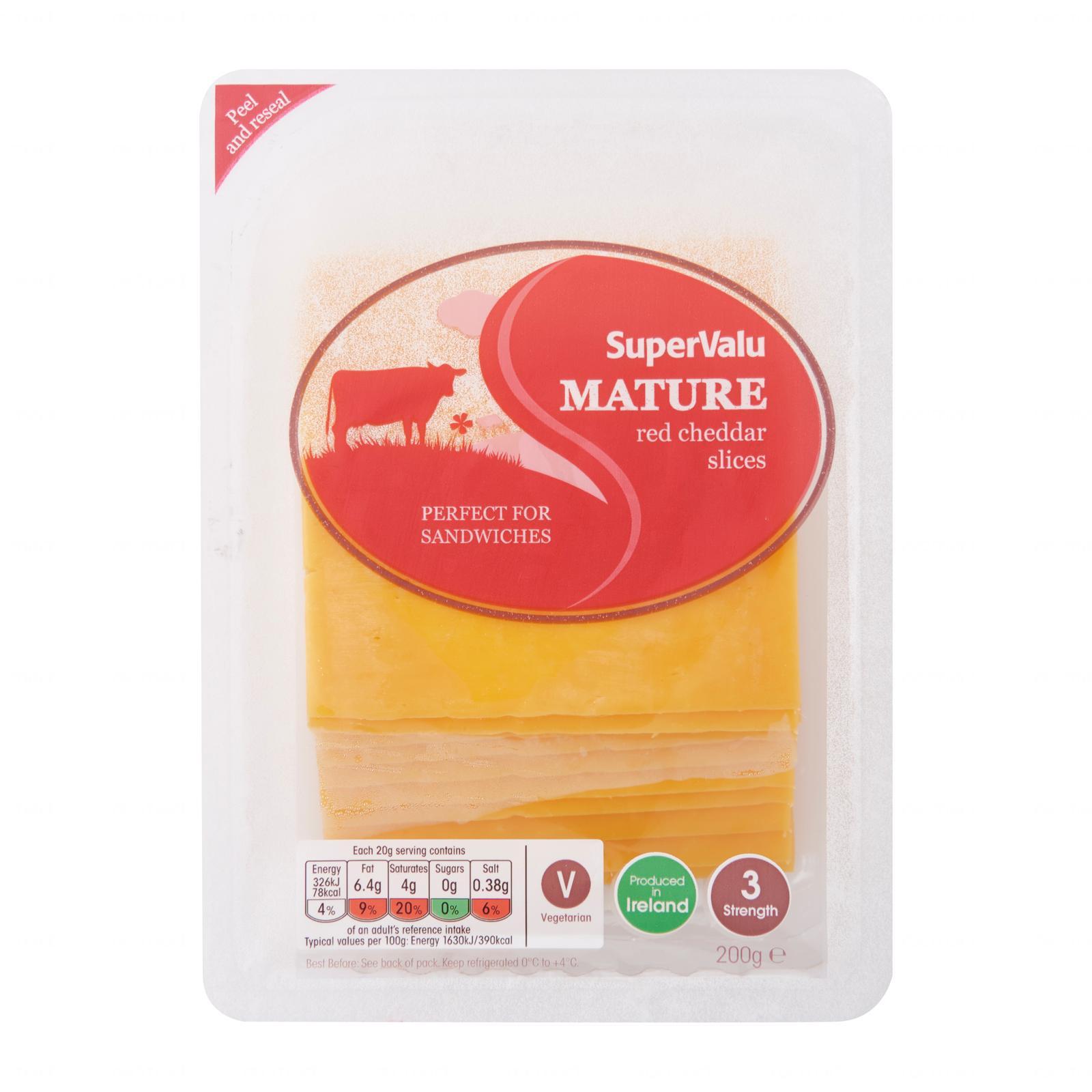 Supervalu Mature Red Cheddar Cheese Slices 200g Lazada Singapore 2272