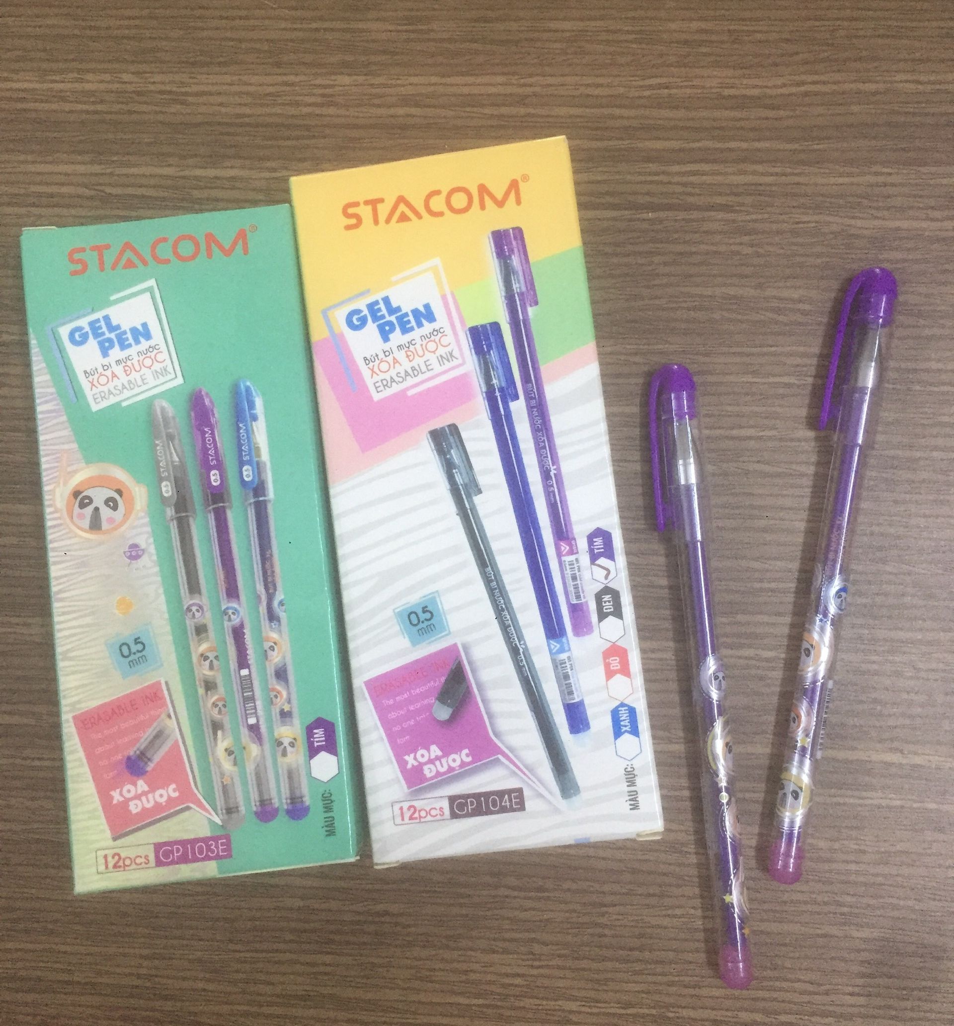 Bút bi mực nước STACOM GP103E 0.5mm