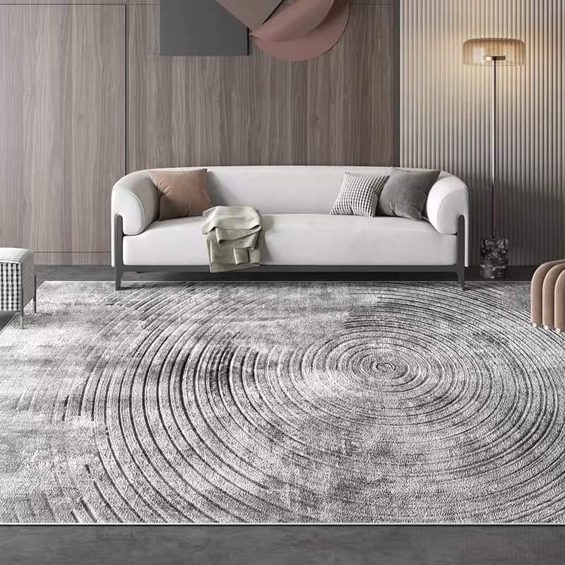 [HOT SALE] Thảm panama lông cừu cao cấp tone ghi 2m x 3m