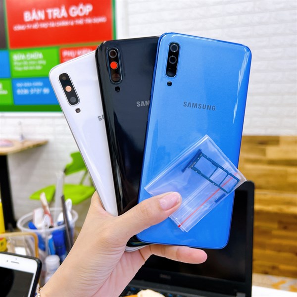 Bộ vỏ Samsung A70 SM-A705 zin nấu máy