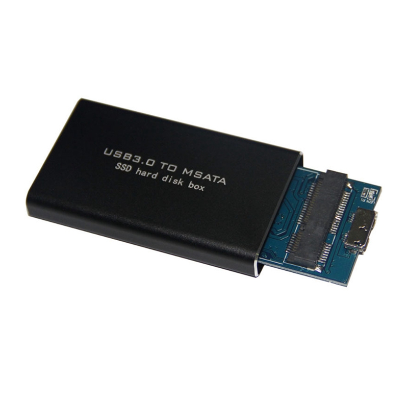 MSATA to USB 3.0 SSD Disk Box for 30x50mm 30x30mm MSATA SSD