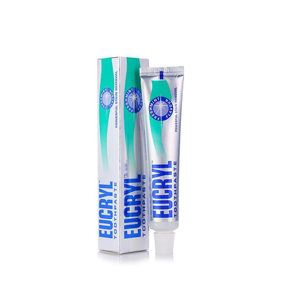 Bột Tẩy Trắng Răng + Kem Đánh Răng Làm Trắng Răng EUCRYL Tooth Paste Freshmint