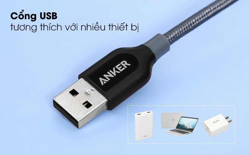 Cáp Micro USB 0.9m Anker PowerLine+ A8142 ( Likenew )