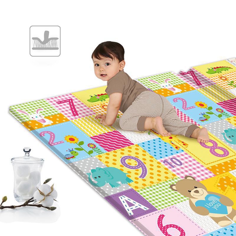 *Gamma Baby-180 * 100cm XPE Baby Play Mat Crawling Pad Large Foldable Kid Carpet Playmat