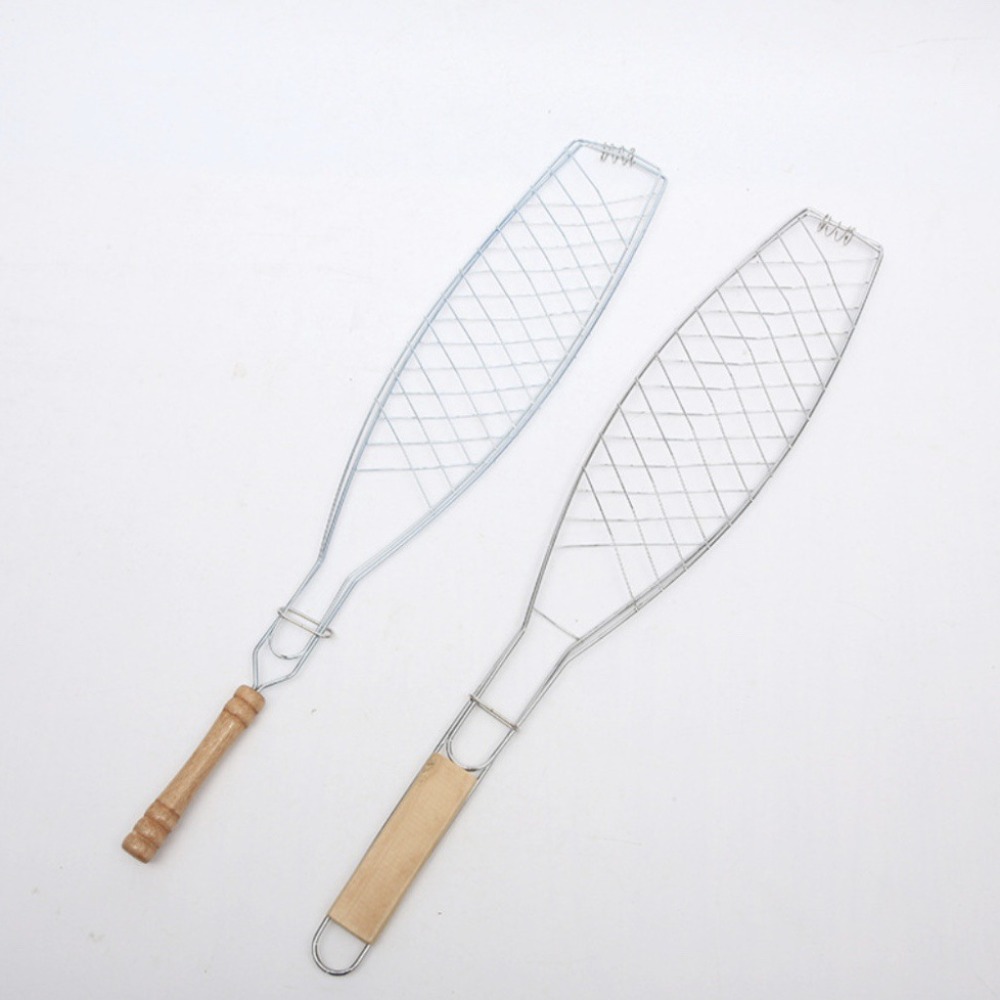 New Mesh Design Roasting Fish Basket Flexible Net Nonstick Surface ...