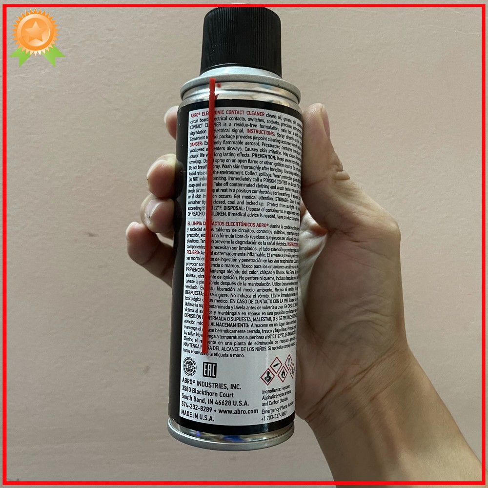 Chai xịt mạch điện Abro Electronic Contact Cleaner