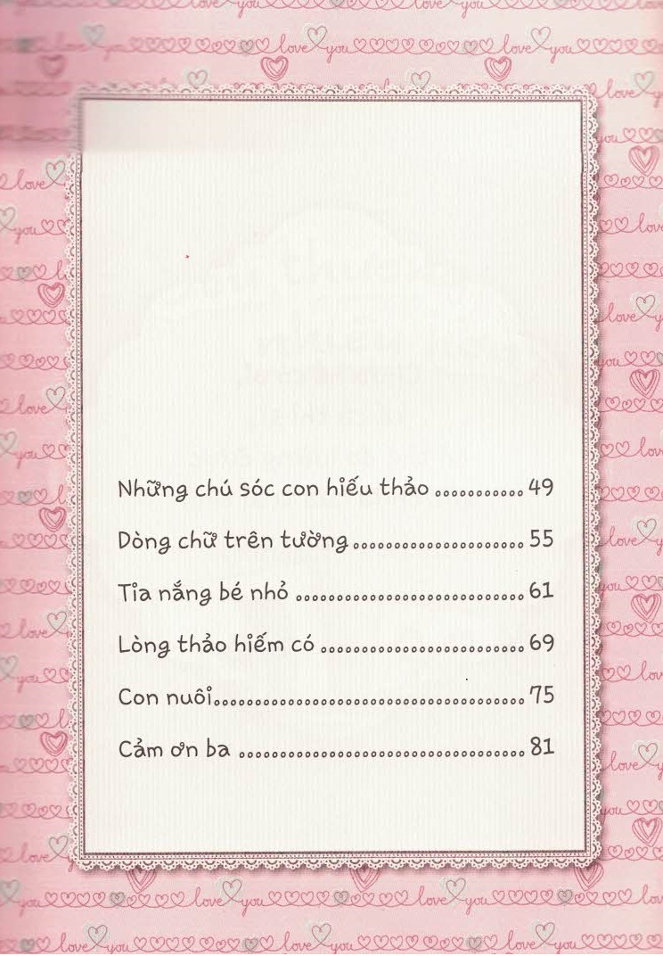 Gieo mầm tính cách - Hiếu thảo