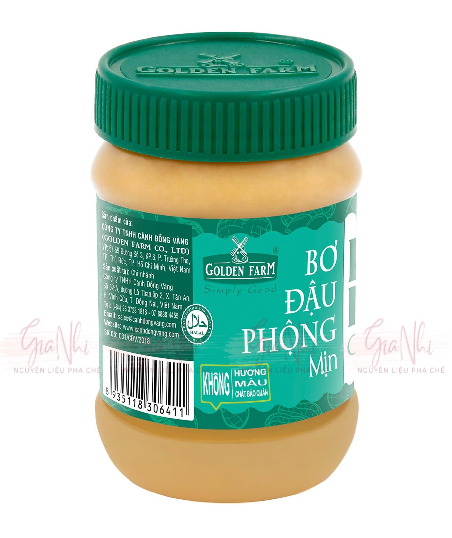 Bơ đậu phộng mịn Golden Farm