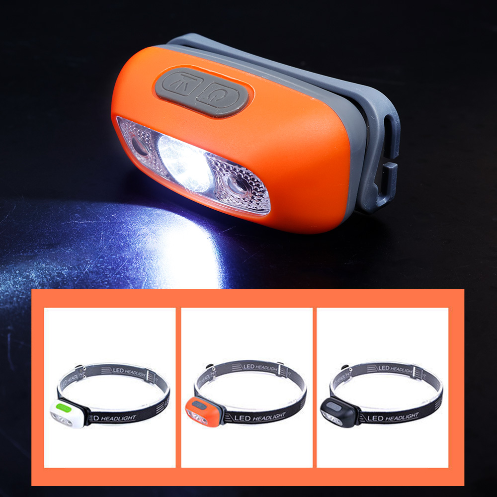 Đèn Pha LED Sạc Được Mini Đèn Pha Cảm Biến Chuyển Động Cơ Thể Đèn Pin Cắm Trại Đèn Đội Đầu Đèn Pin Có USB