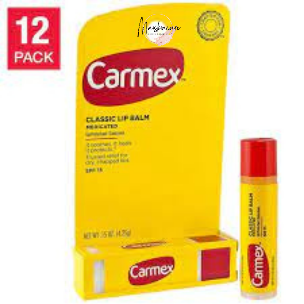 Son dưỡng Carmex dạng thỏi giúp hồng môi, hết khô nứt