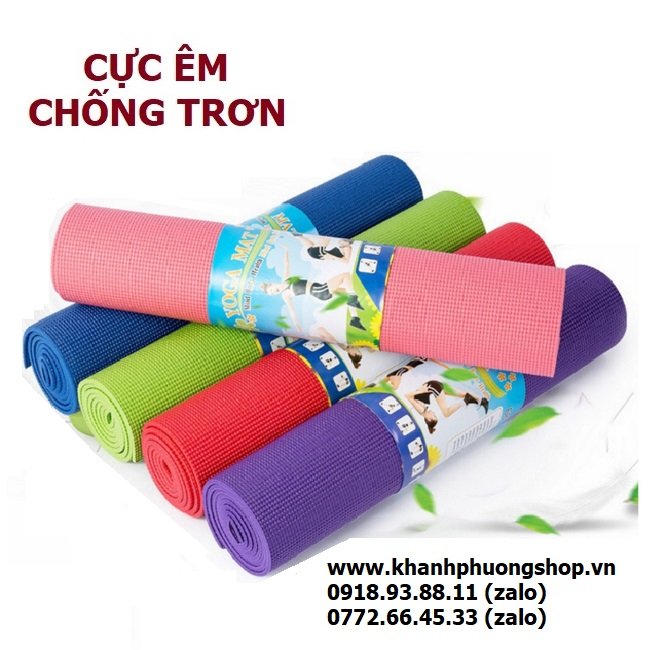 thảm tập yoga 2 mặt - thảm yoga