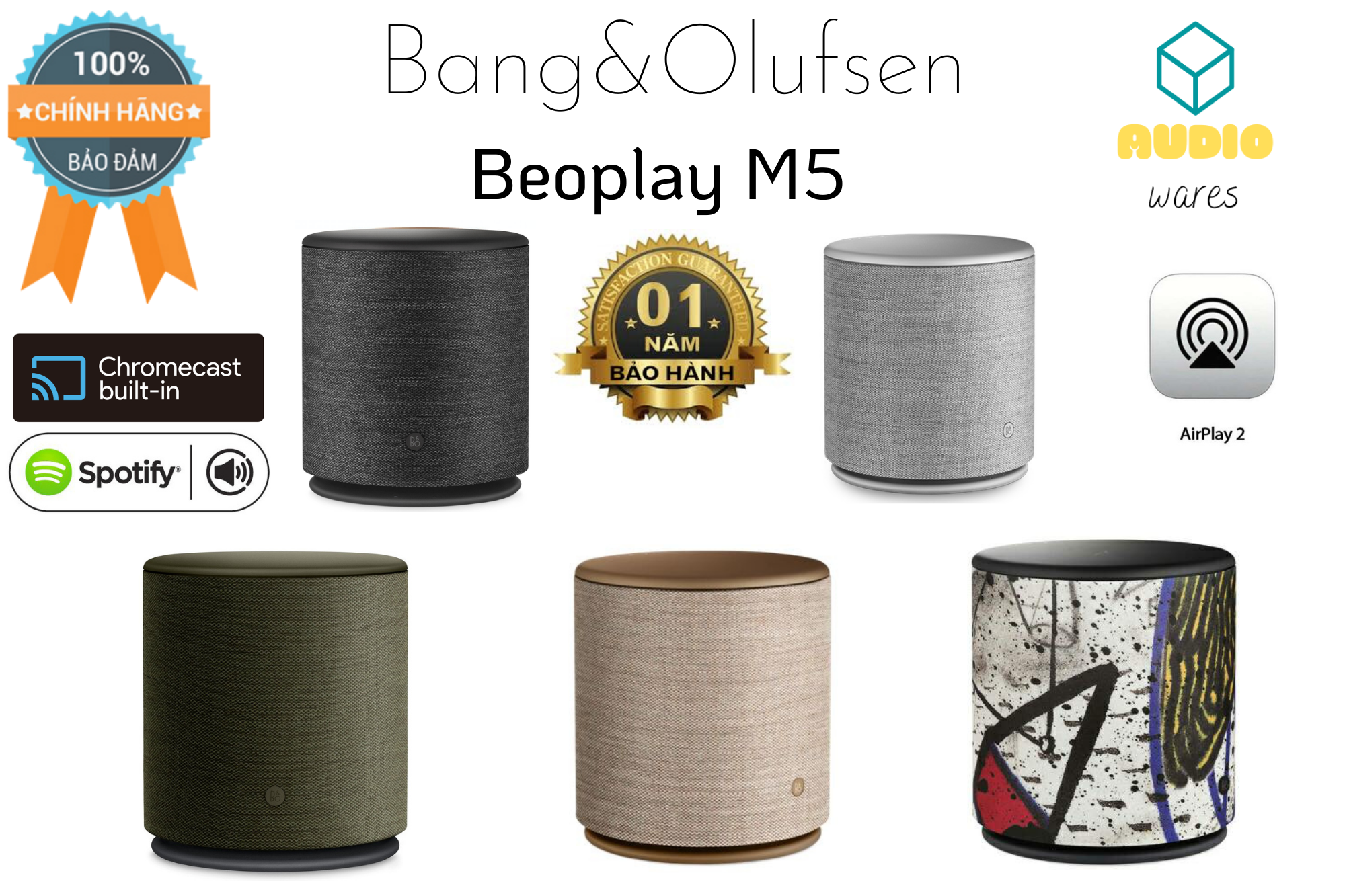 Loa Bluetooth Beoplay A6 Airplay Loa Bang Olufsen Beoplay M5