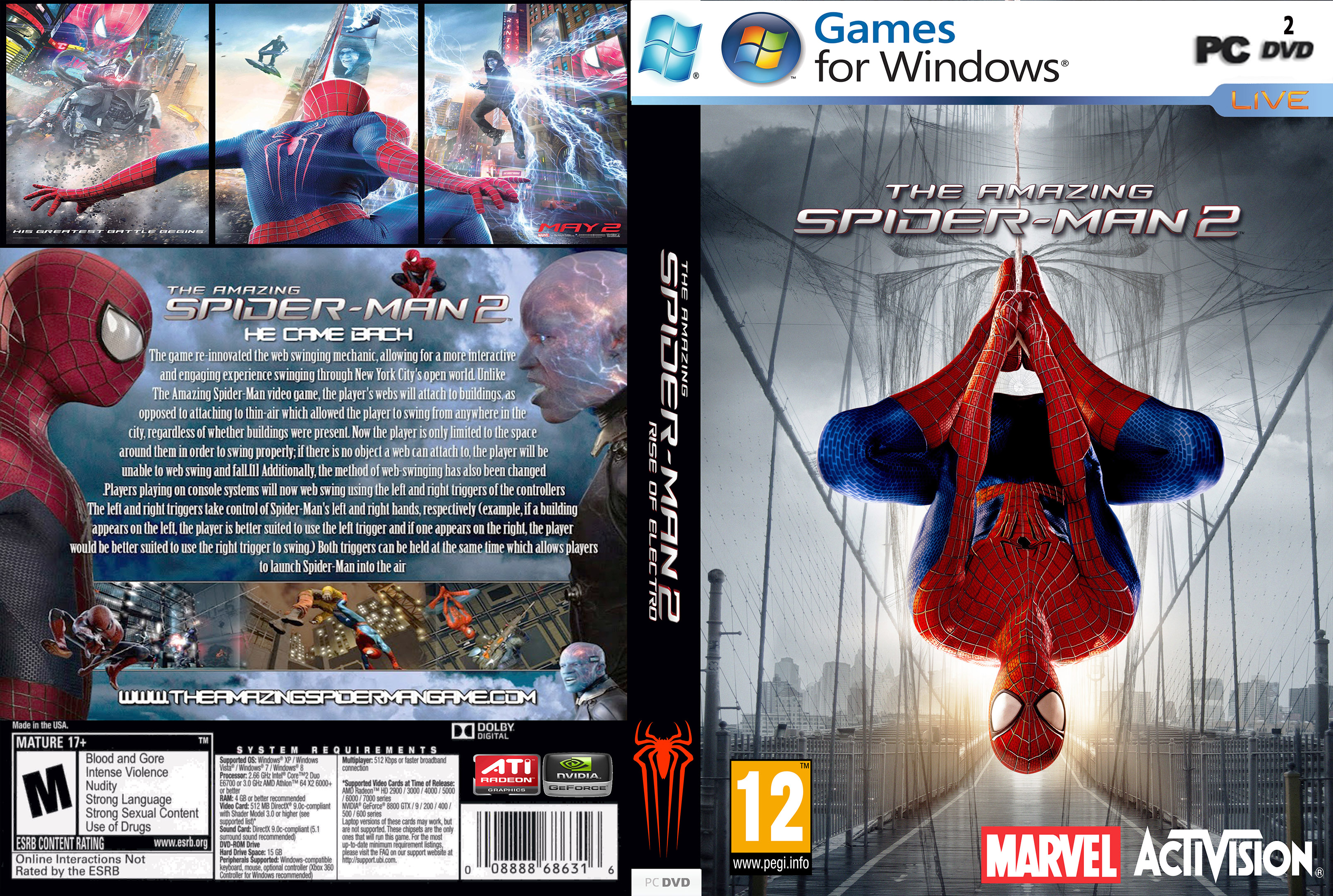 the amazing spider man 2 pc gameplay