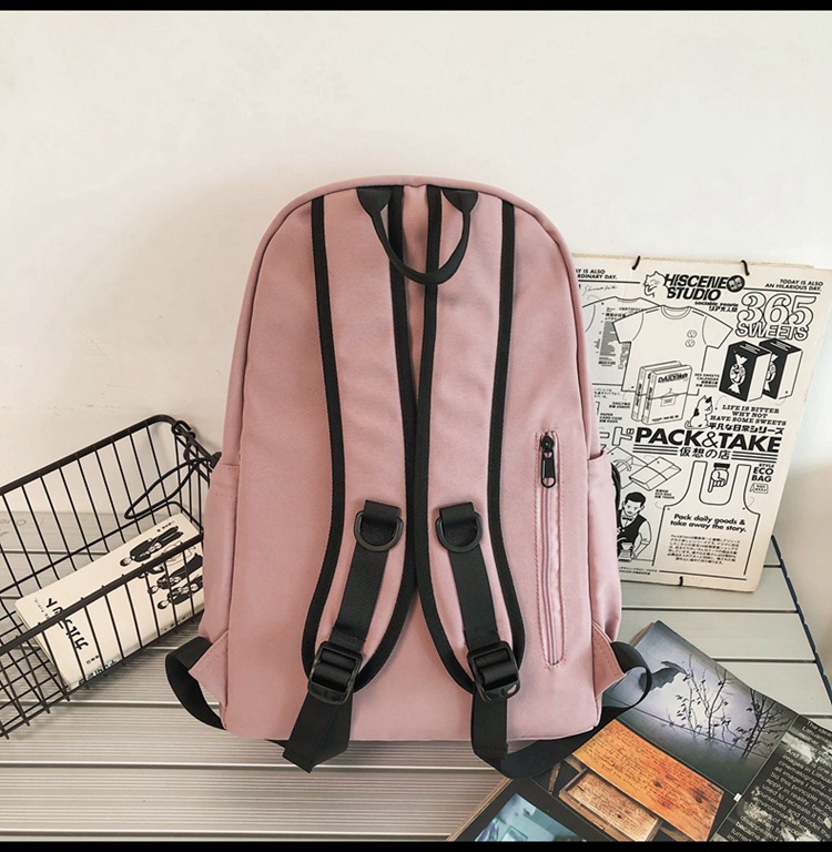 Balo ulzzang nam nữ đi học chống thấm basic BAG U MENGTU24