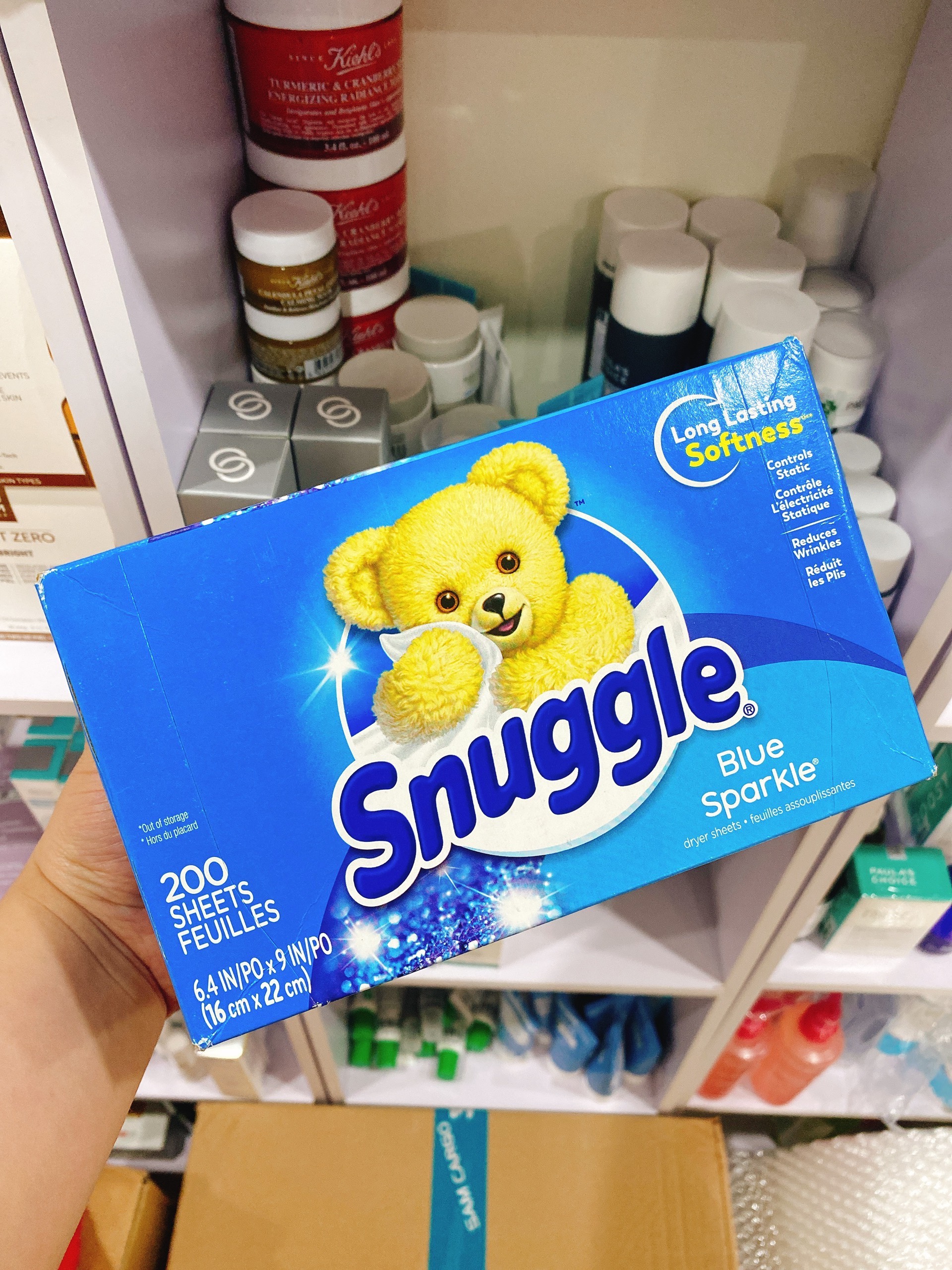 Giấy thơm quần áo Snuggle Mỹ 200 tờ