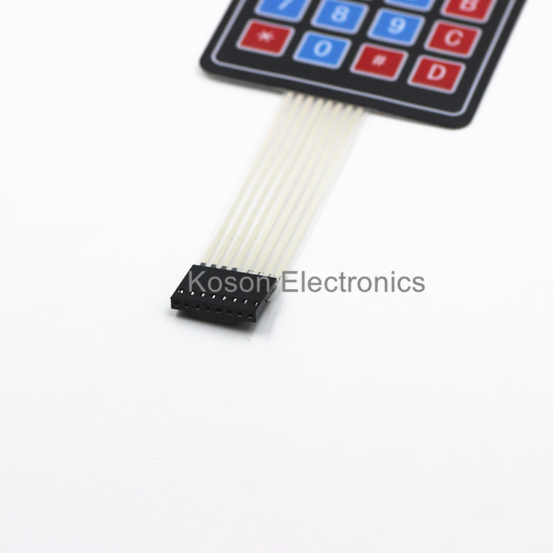 【Unique features】Matrix Array 4x4 16 Key Membrane Switch Keypad ...