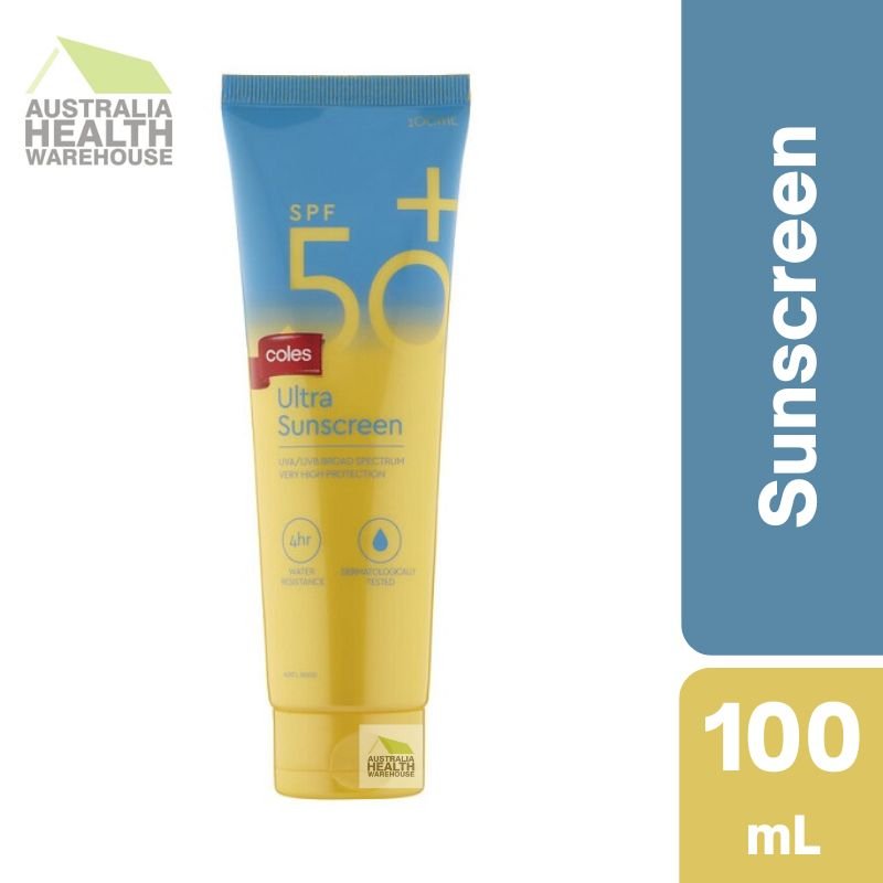 Coles SPF 50+ Ultra Sunscreen Tube 100mL March 2025 Lazada Singapore