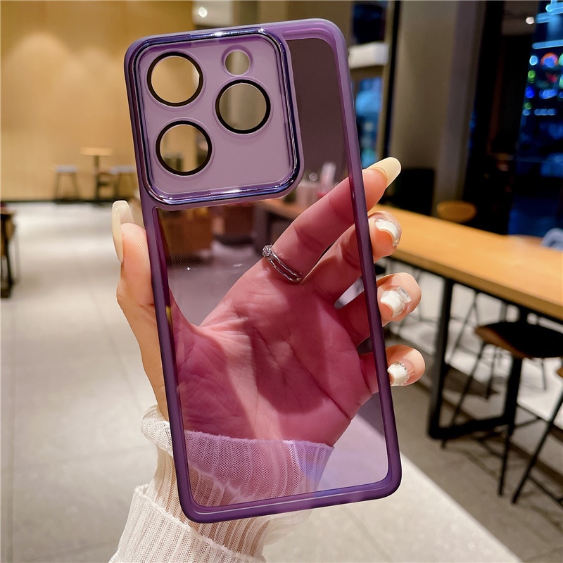Softcase transparent Casing For infinix smart 8 smart8 4G hot 40 pro 40i hot40 2023 phone case Clear Fashion Cover case with camera protection