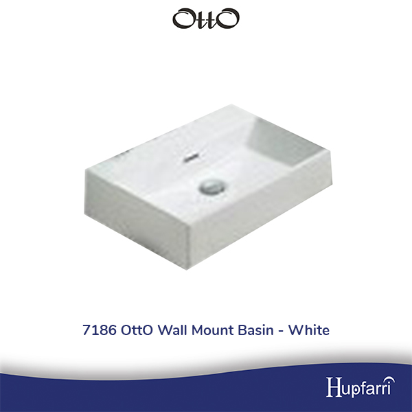 7186 OttO White Wall Mount Basin By Hupfarri Lazada Singapore